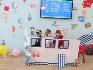 fun activity at Canadian Kids Nursery in Business Bay Dubai